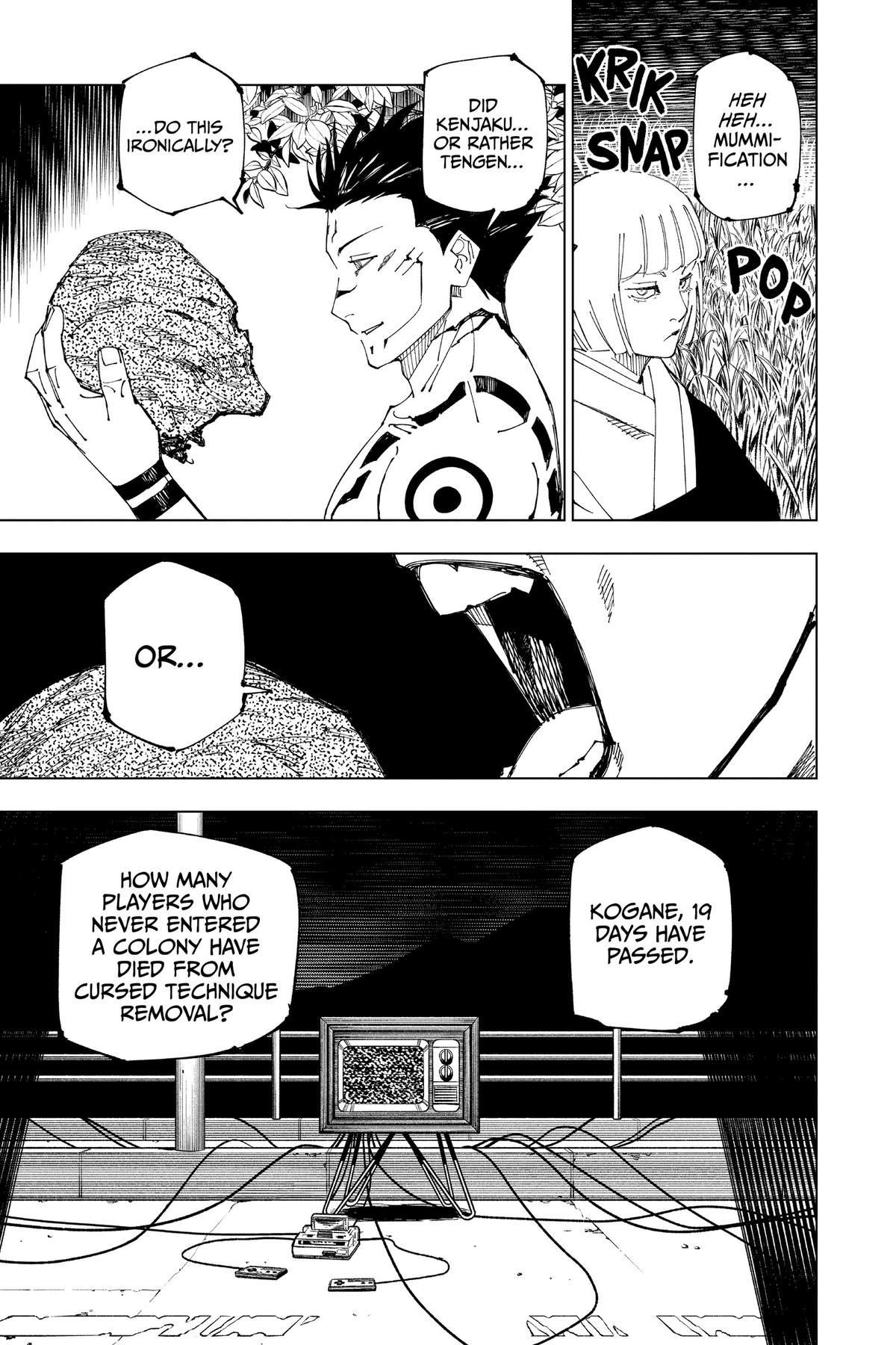 Jujutsu Kaisen Chapter 222