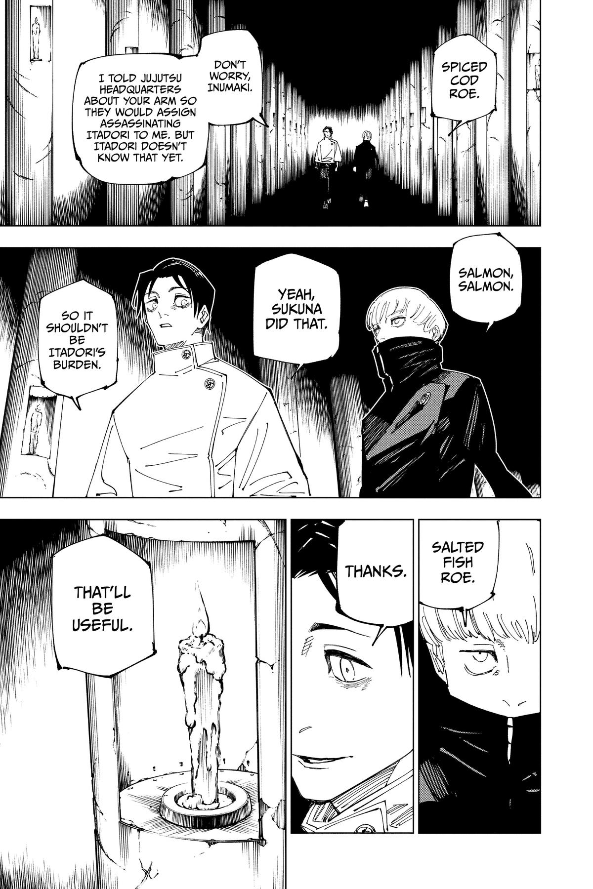 Jujutsu Kaisen Chapter 222