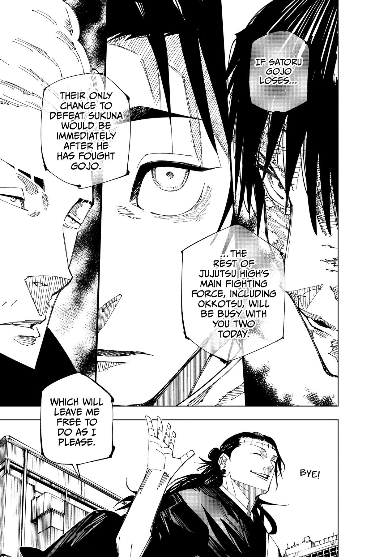 Jujutsu Kaisen Chapter 222