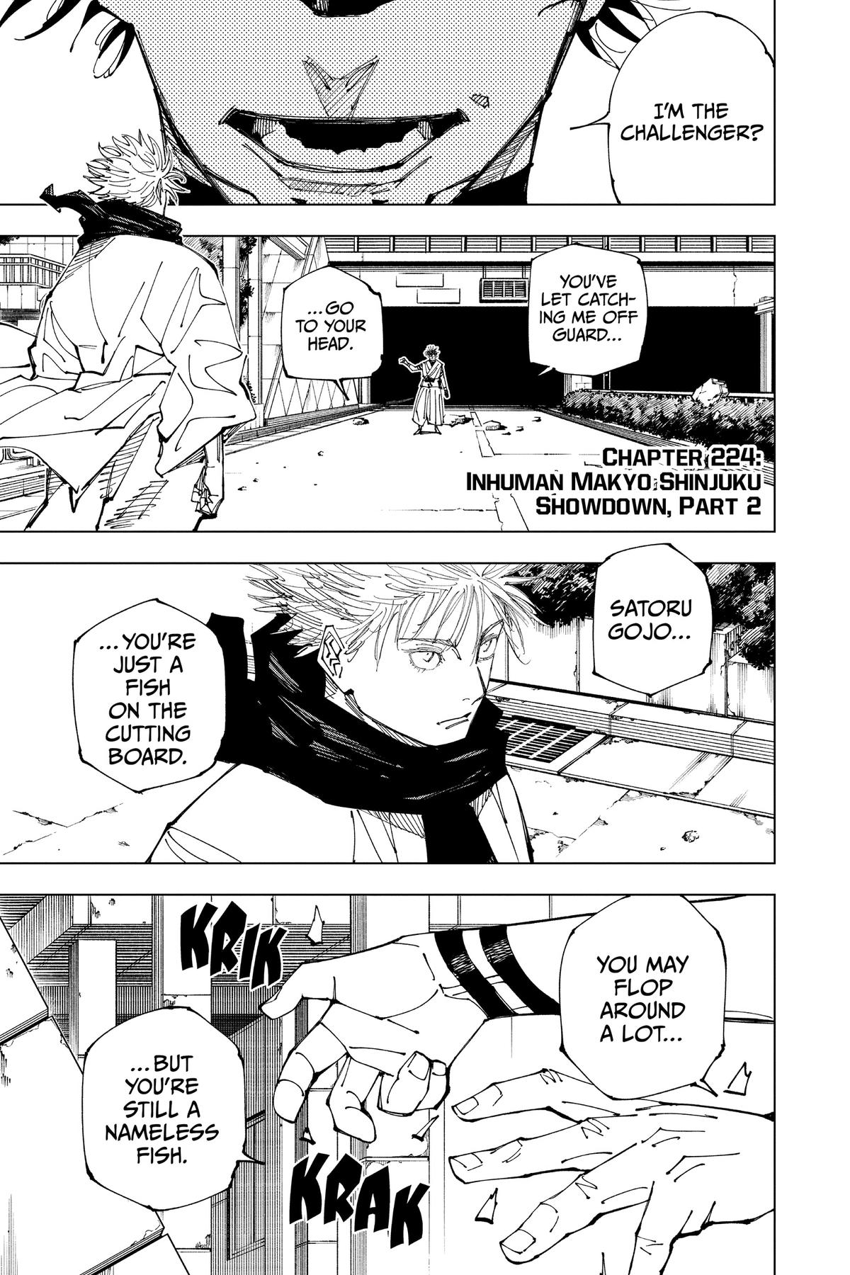 Jujutsu Kaisen Chapter 224