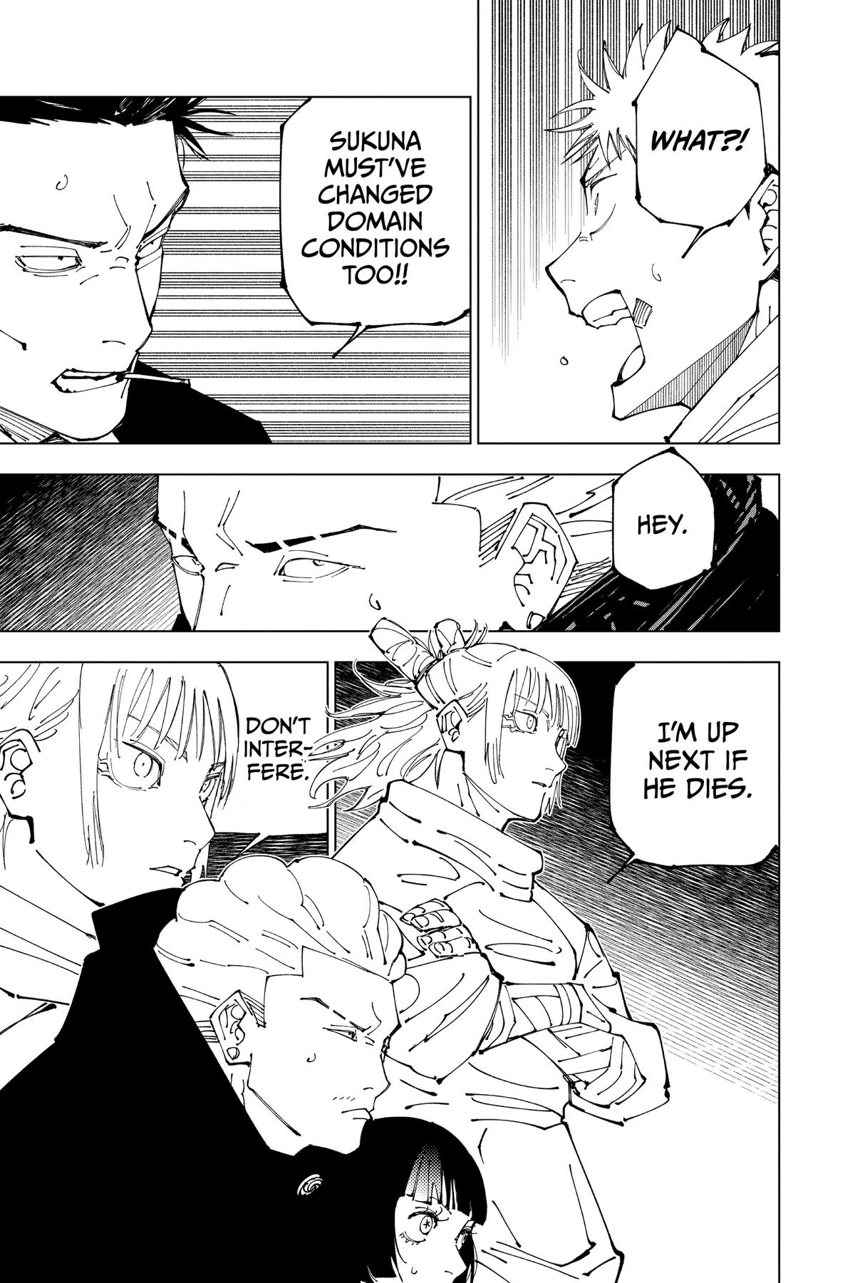 Jujutsu Kaisen Chapter 227