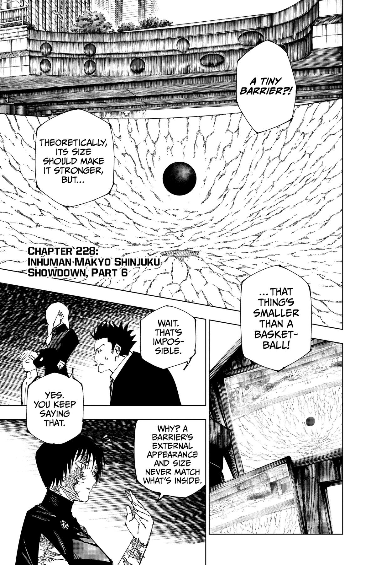 Jujutsu Kaisen Chapter 228