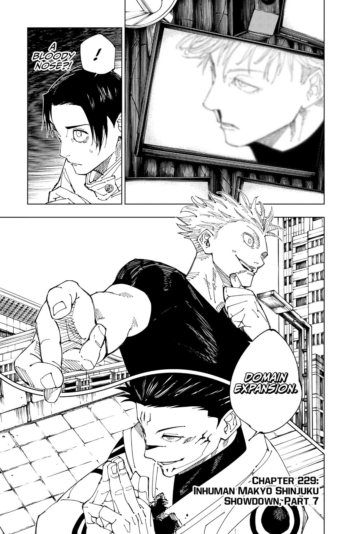 Jujutsu Kaisen Chapter 229