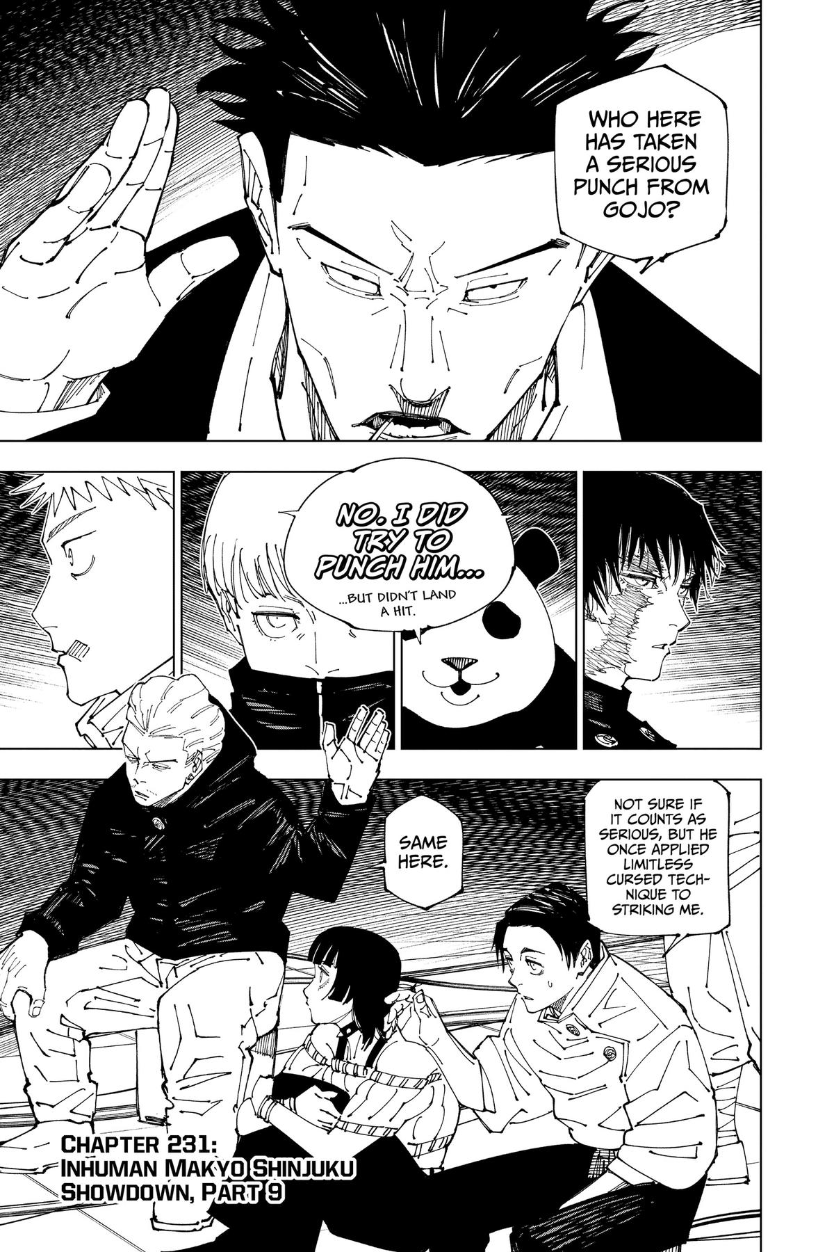 Jujutsu Kaisen Chapter 231