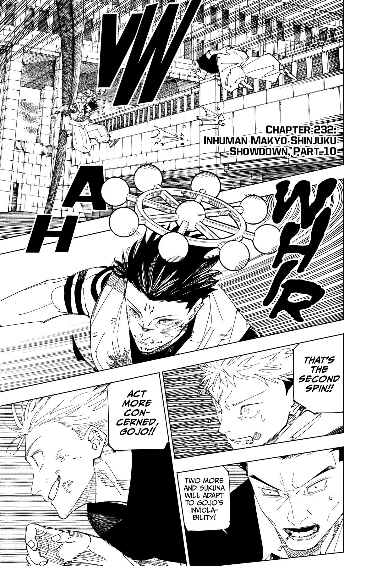 Jujutsu Kaisen Chapter 232