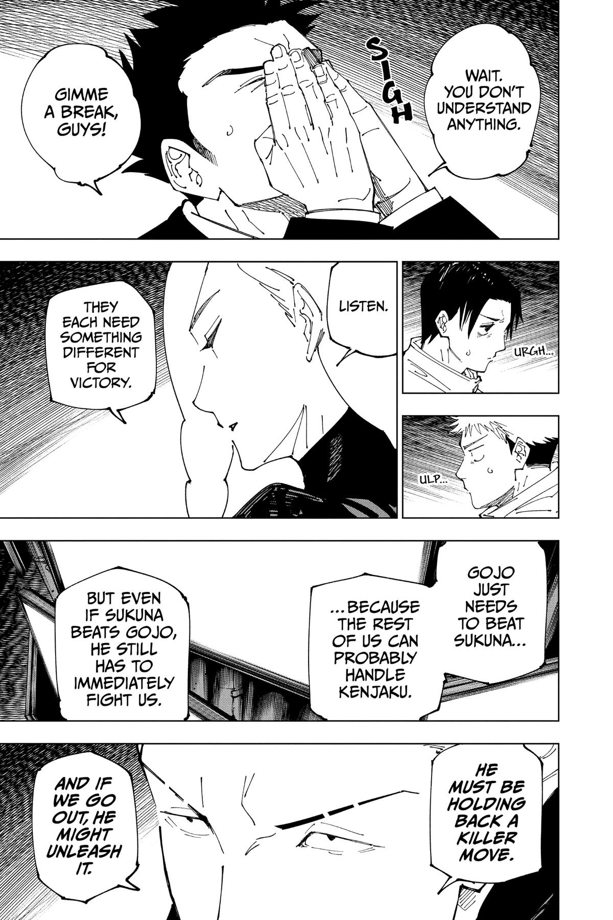 Jujutsu Kaisen Chapter 234