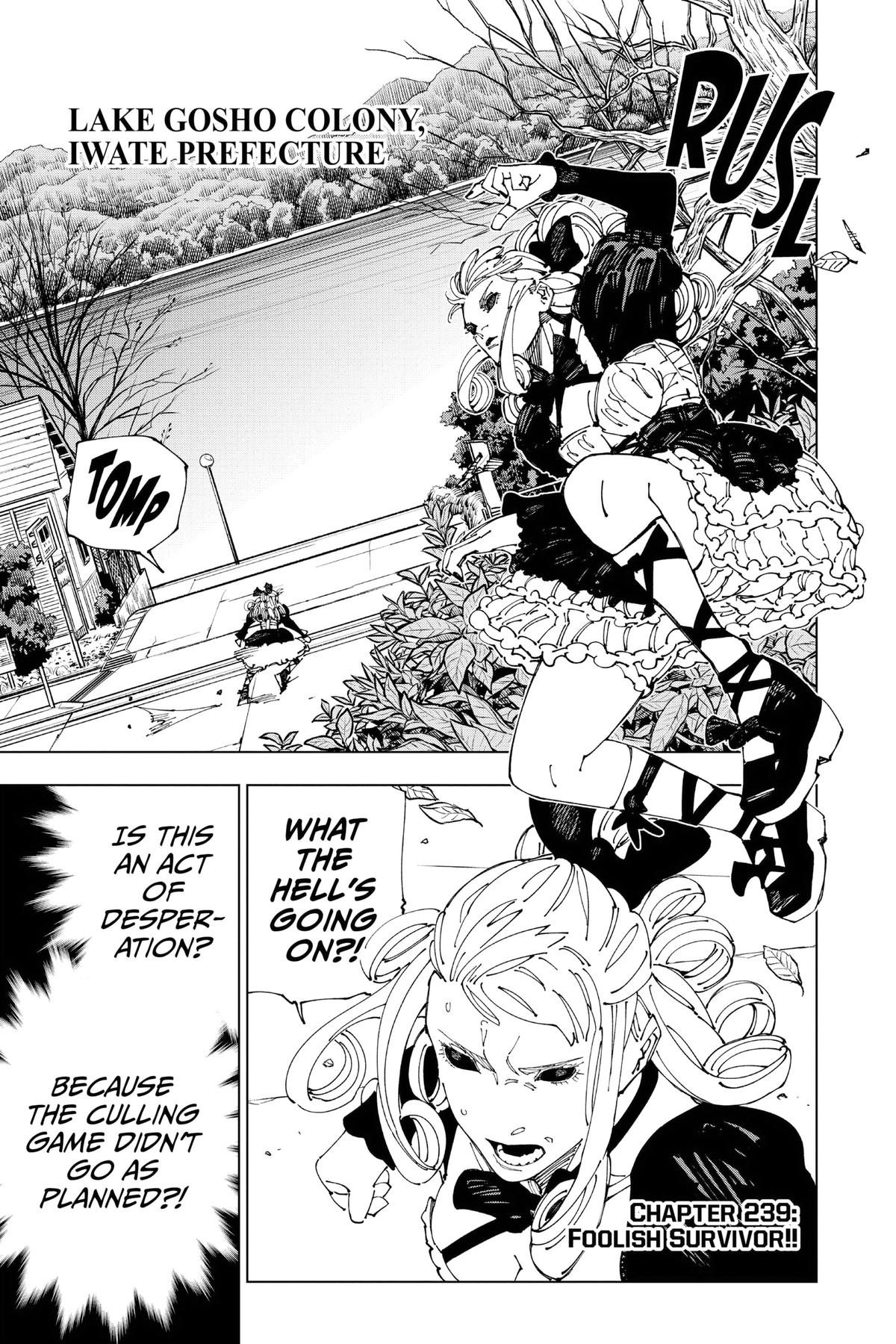 Jujutsu Kaisen Chapter 239