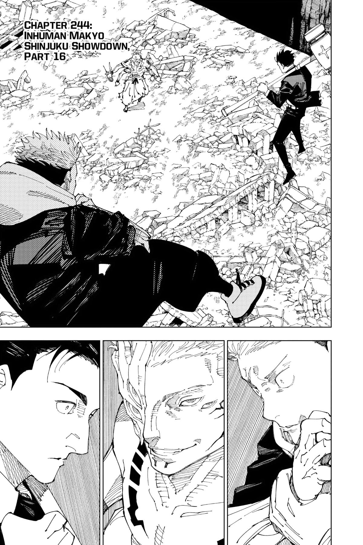 Jujutsu Kaisen Chapter 244