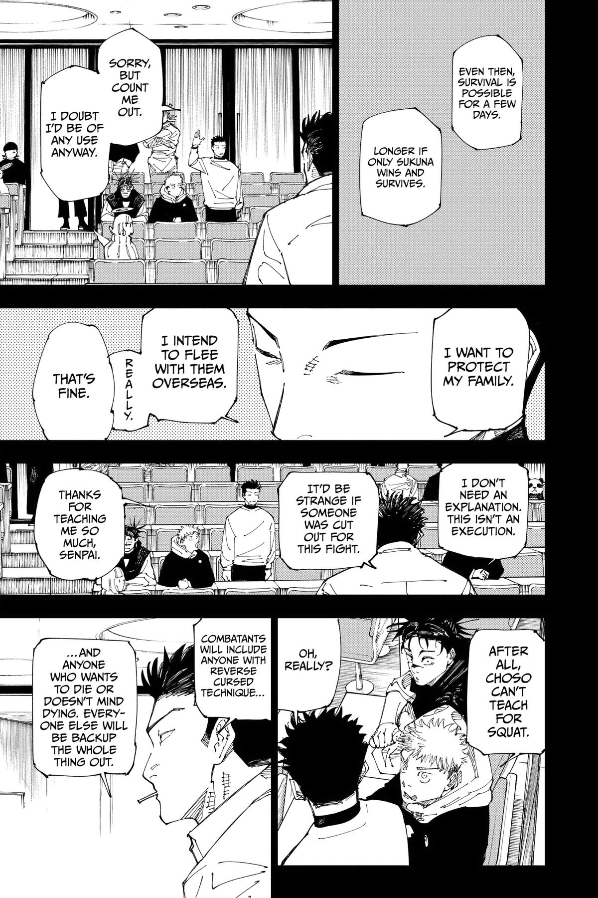 Jujutsu Kaisen Chapter 244