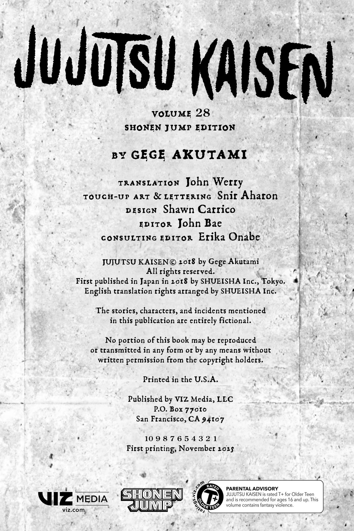 Jujutsu Kaisen Chapter 246