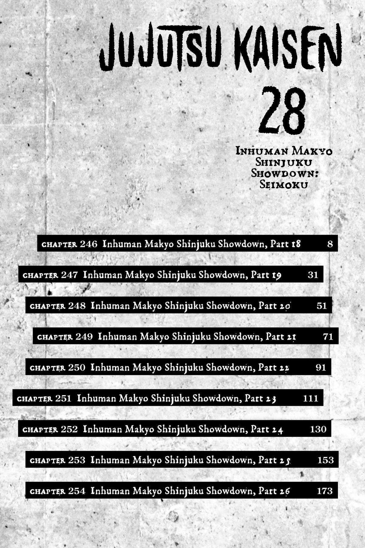 Jujutsu Kaisen Chapter 246