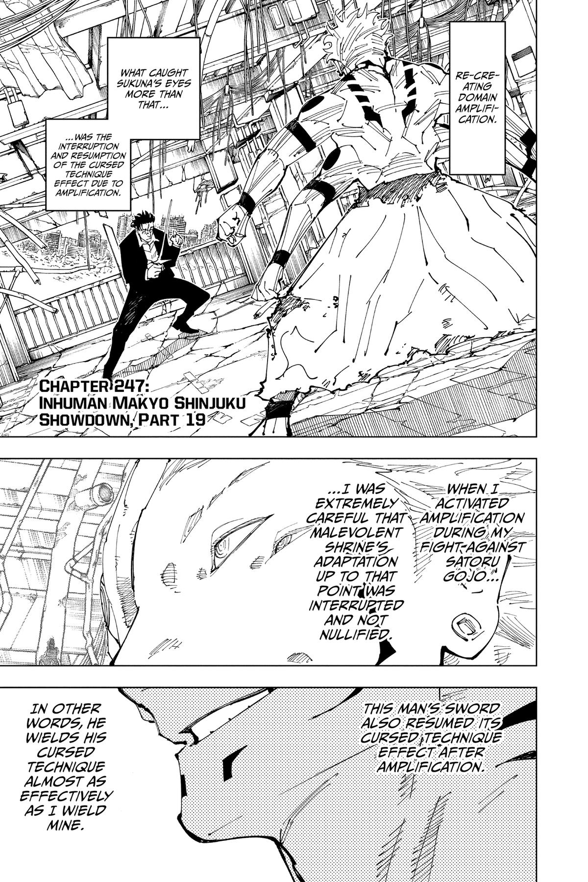 Jujutsu Kaisen Chapter 247