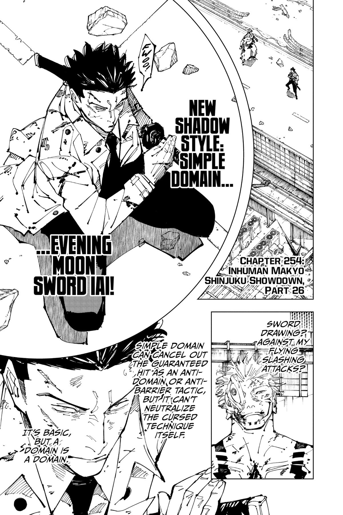 Jujutsu Kaisen Chapter 254