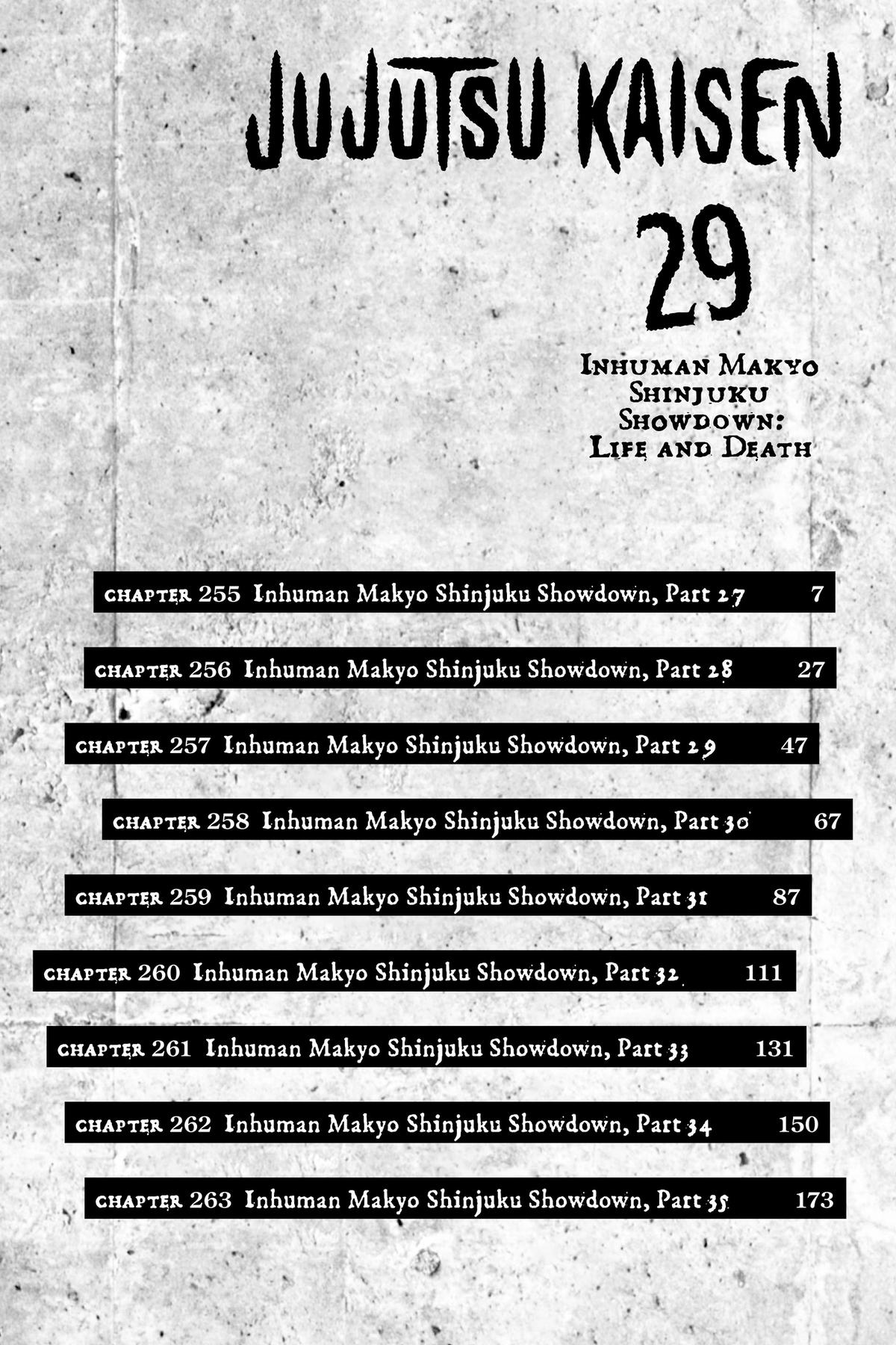 Jujutsu Kaisen Chapter 255