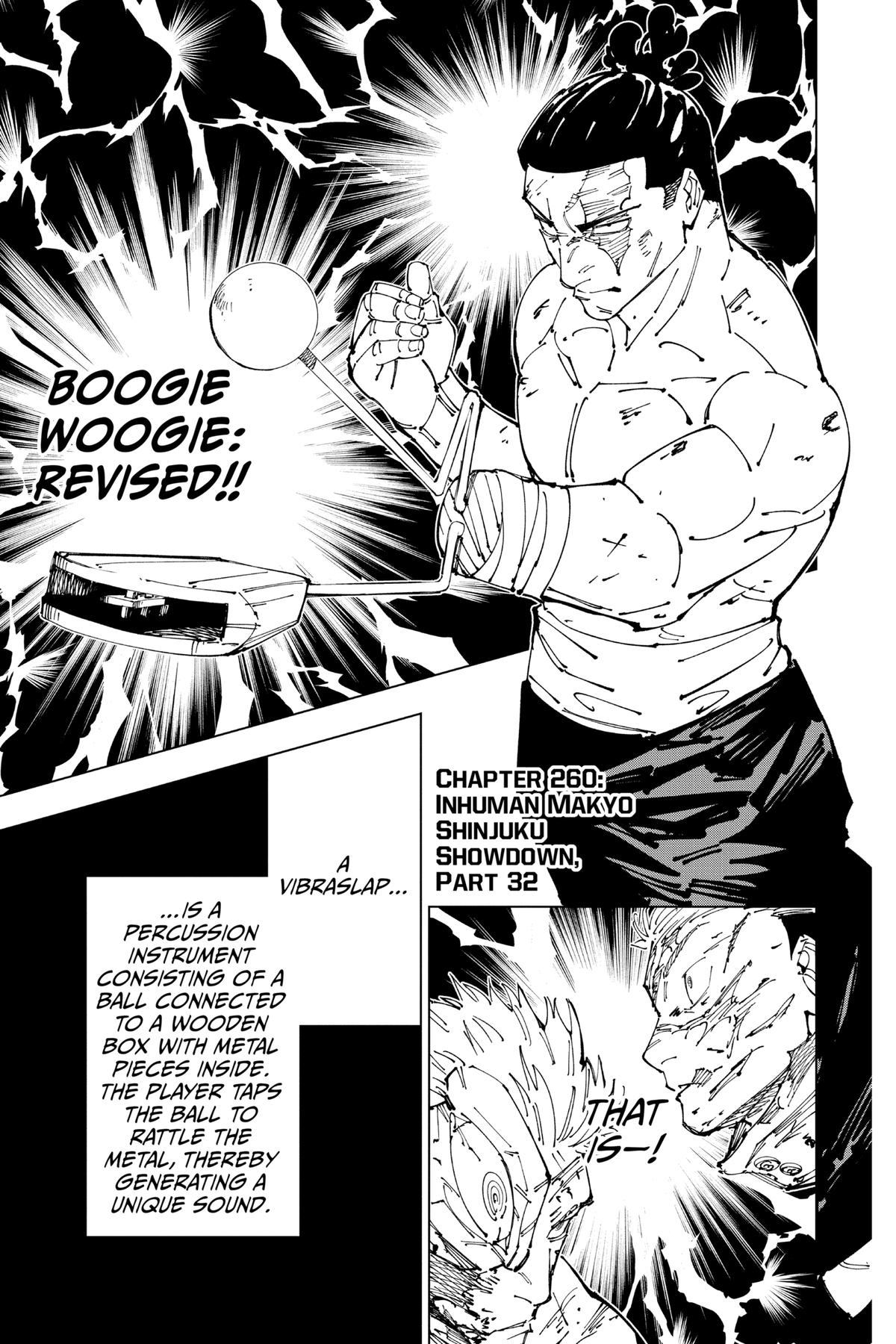 Jujutsu Kaisen Chapter 260