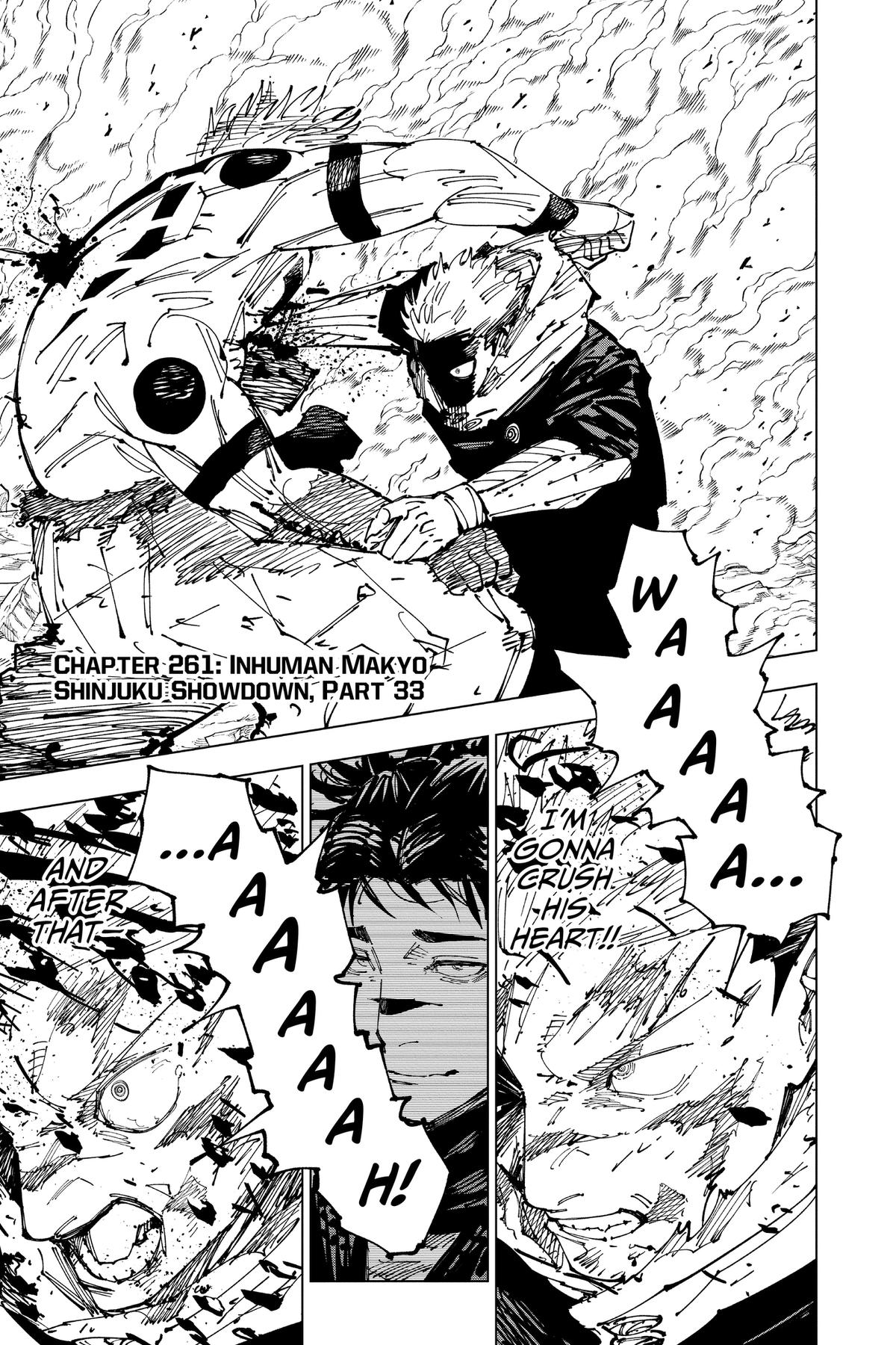 Jujutsu Kaisen Chapter 261