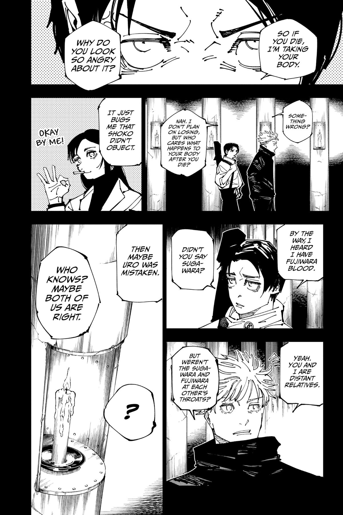 Jujutsu Kaisen Chapter 261