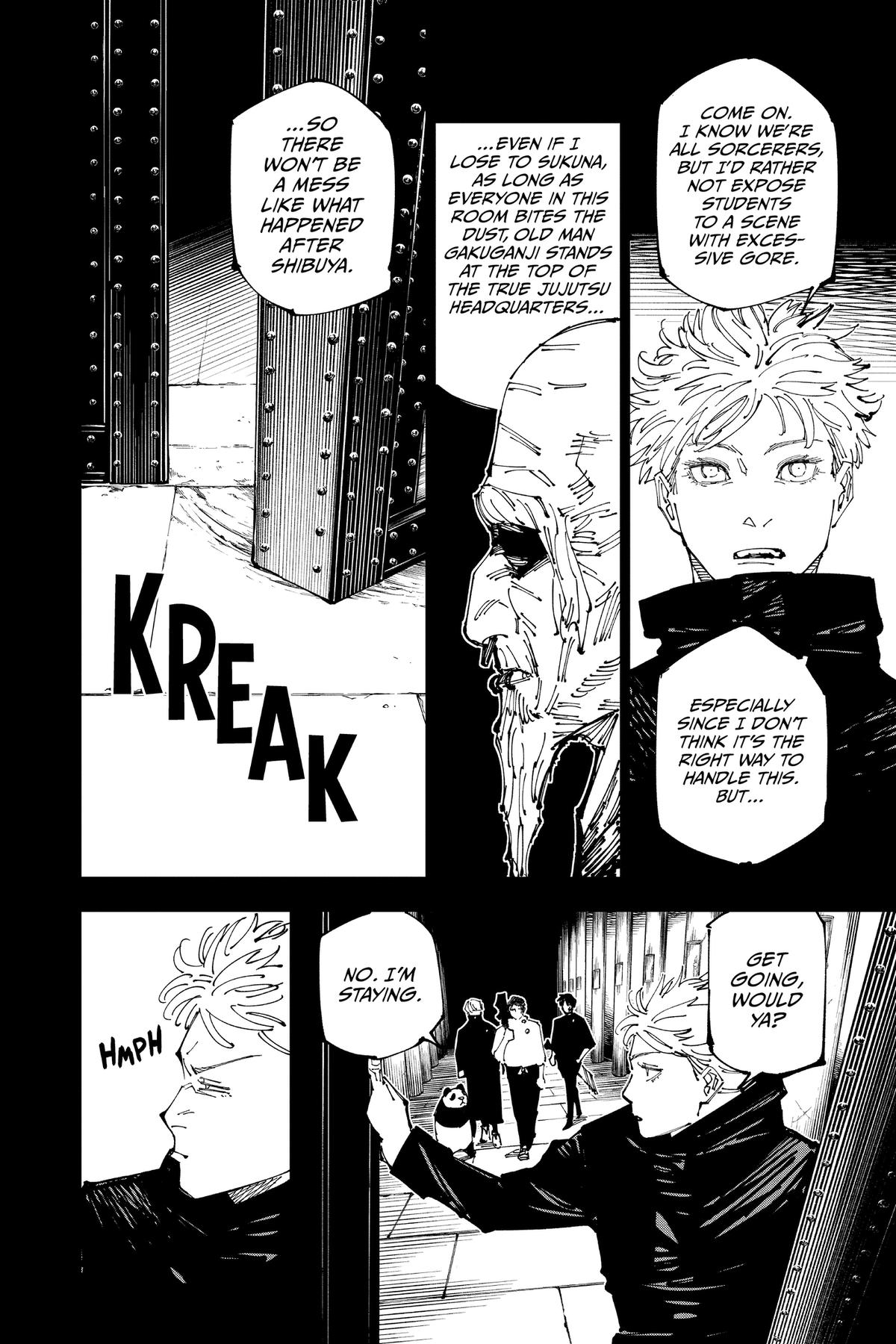 Jujutsu Kaisen Chapter 261