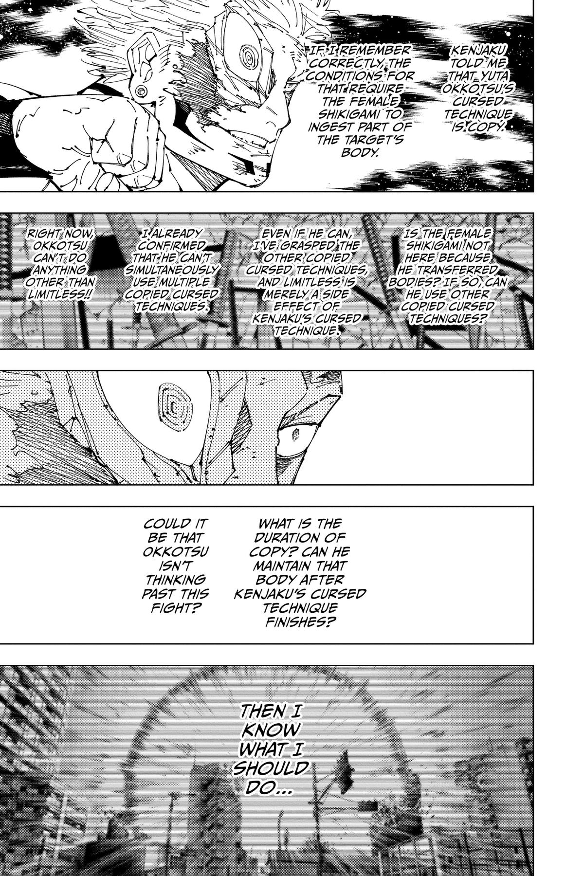 Jujutsu Kaisen Chapter 262