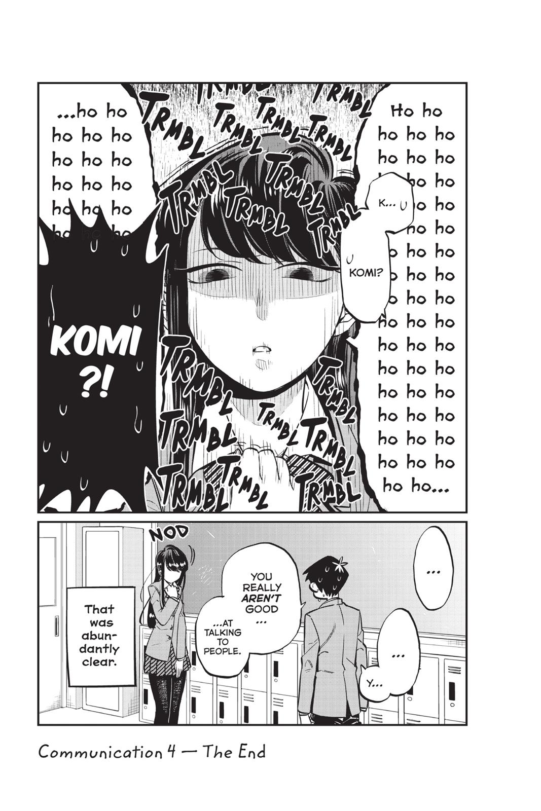 Komi Can’t Communicate Chapter 4