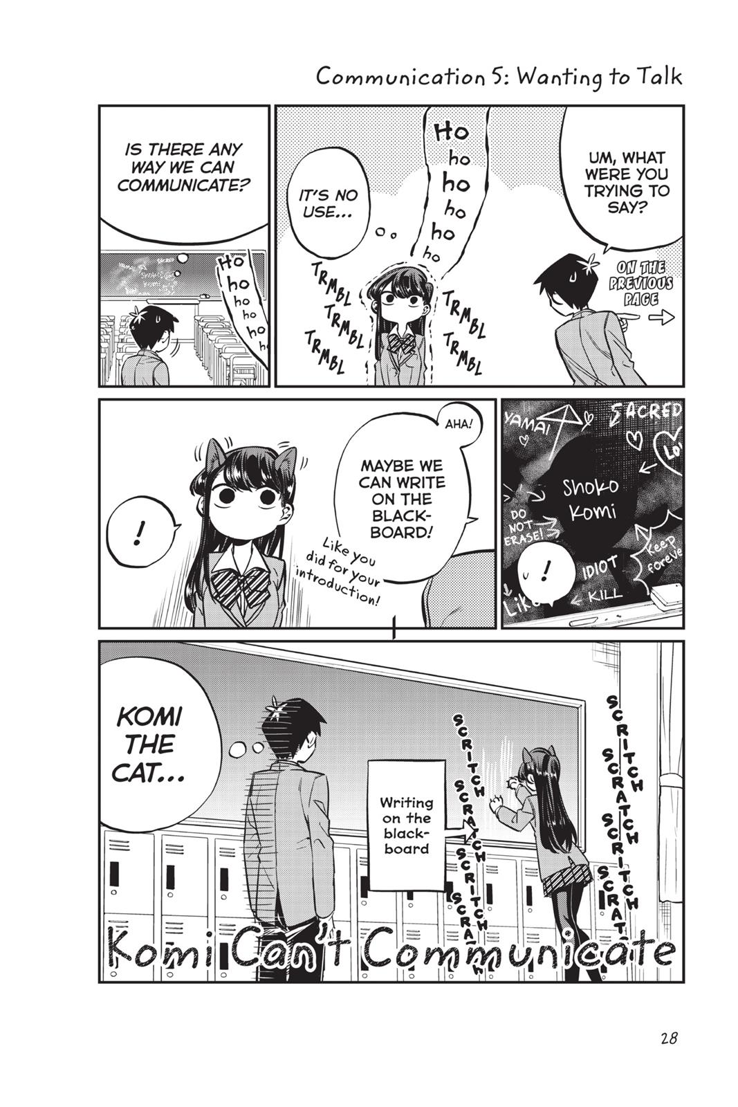 Komi Can’t Communicate Chapter 5