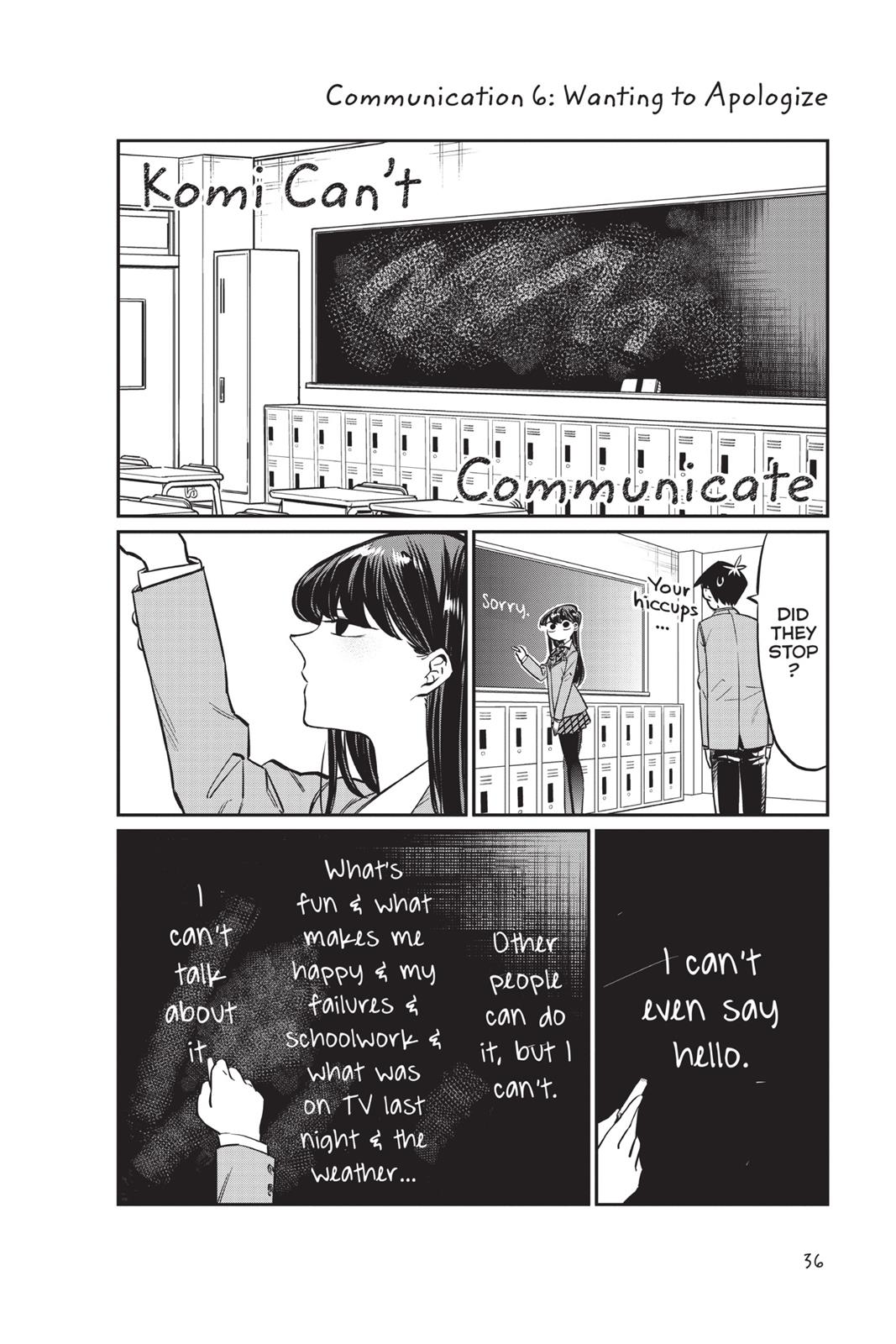 Komi Can’t Communicate Chapter 6