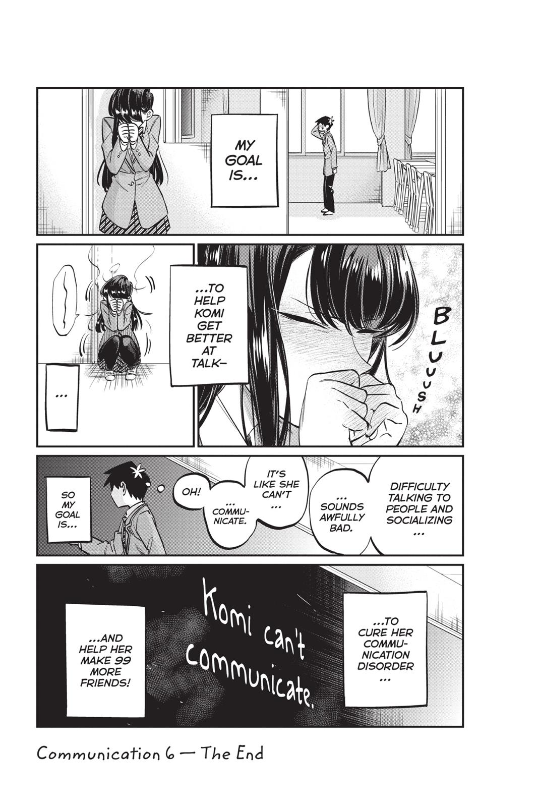 Komi Can’t Communicate Chapter 6