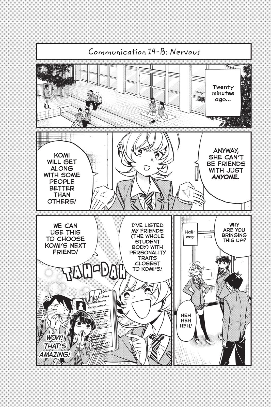 Komi Can’t Communicate Chapter 14