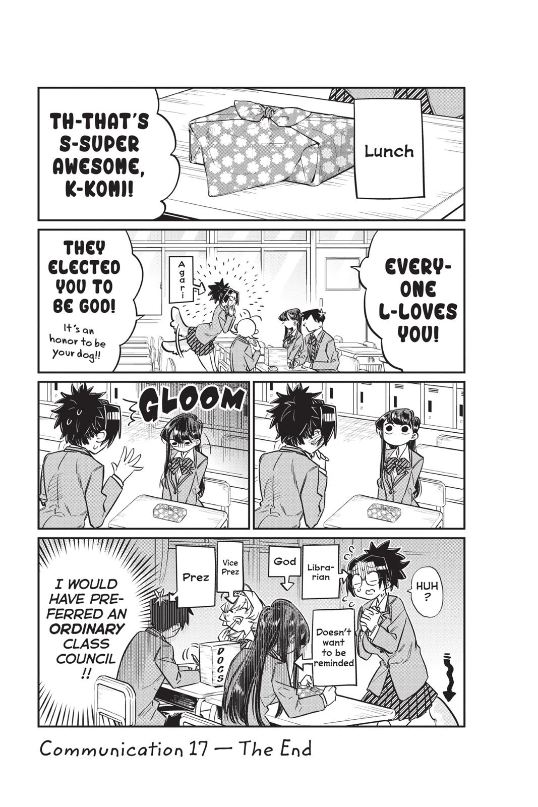 Komi Can’t Communicate Chapter 17