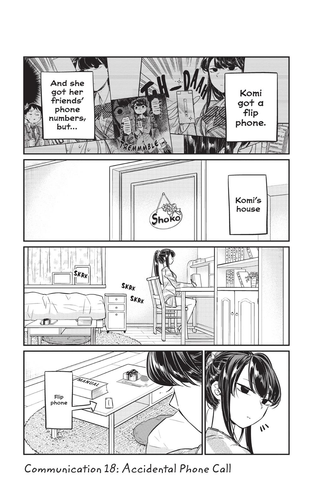 Komi Can’t Communicate Chapter 18