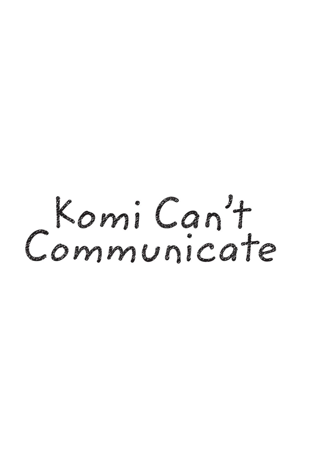 Komi Can’t Communicate Chapter 19