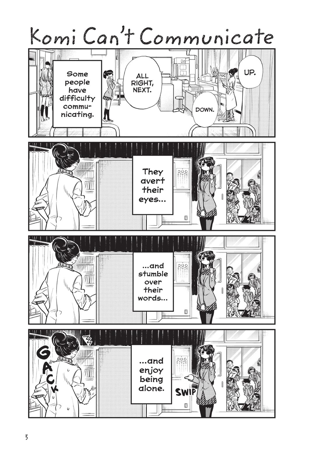 Komi Can’t Communicate Chapter 20