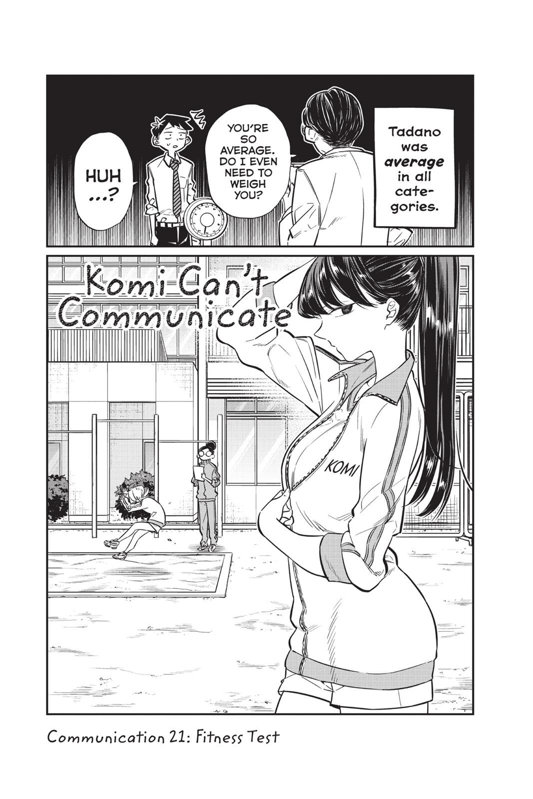 Komi Can’t Communicate Chapter 21