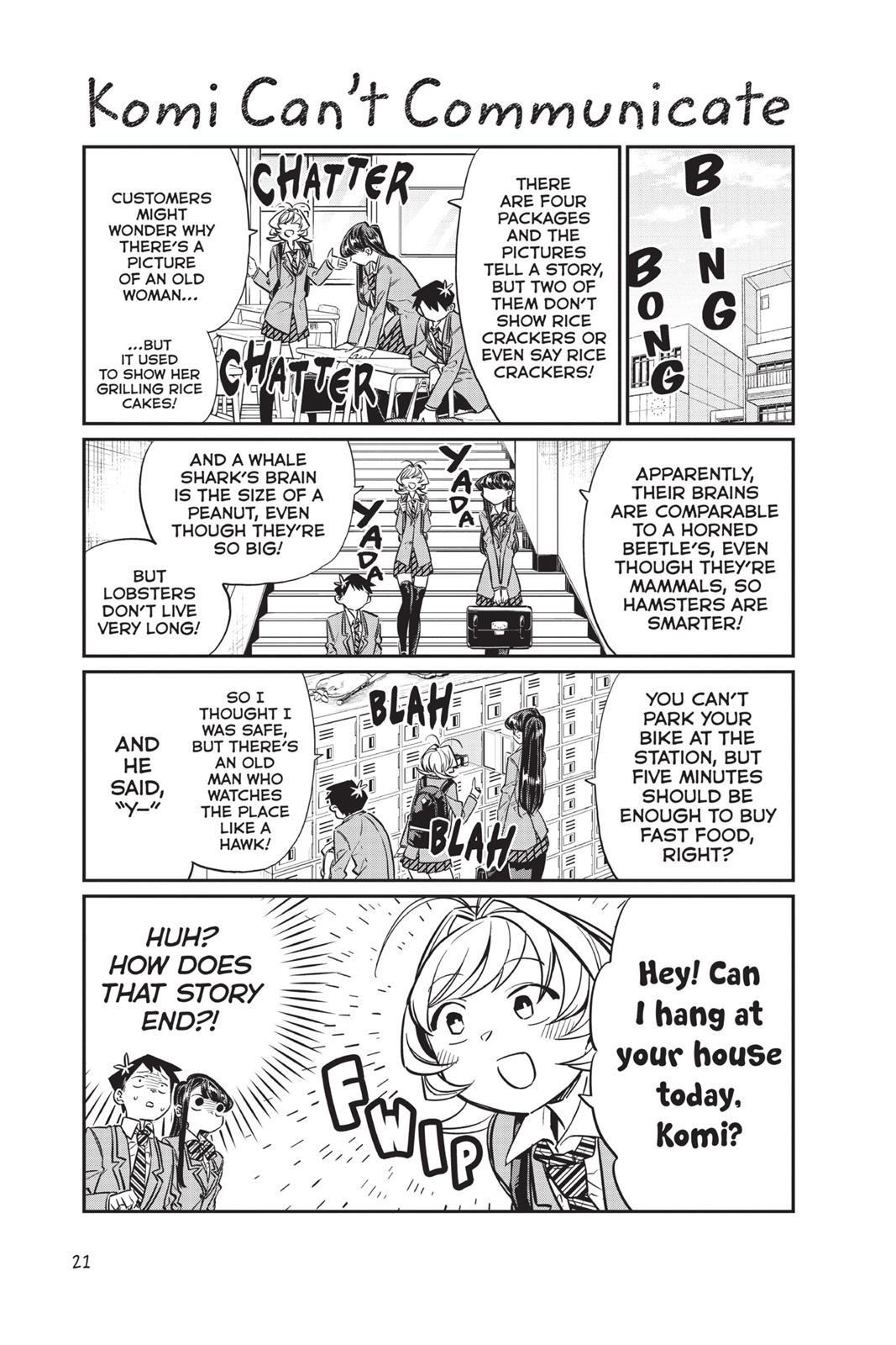 Komi Can’t Communicate Chapter 22