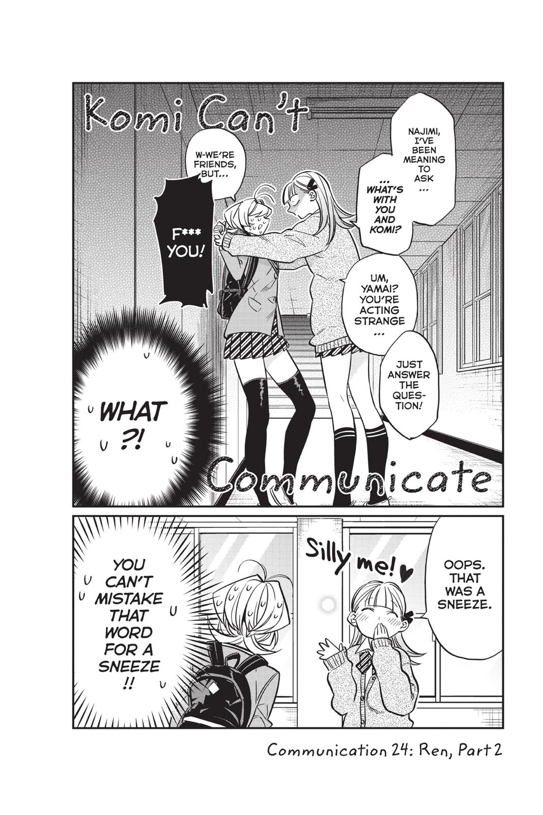 Komi Can’t Communicate Chapter 24