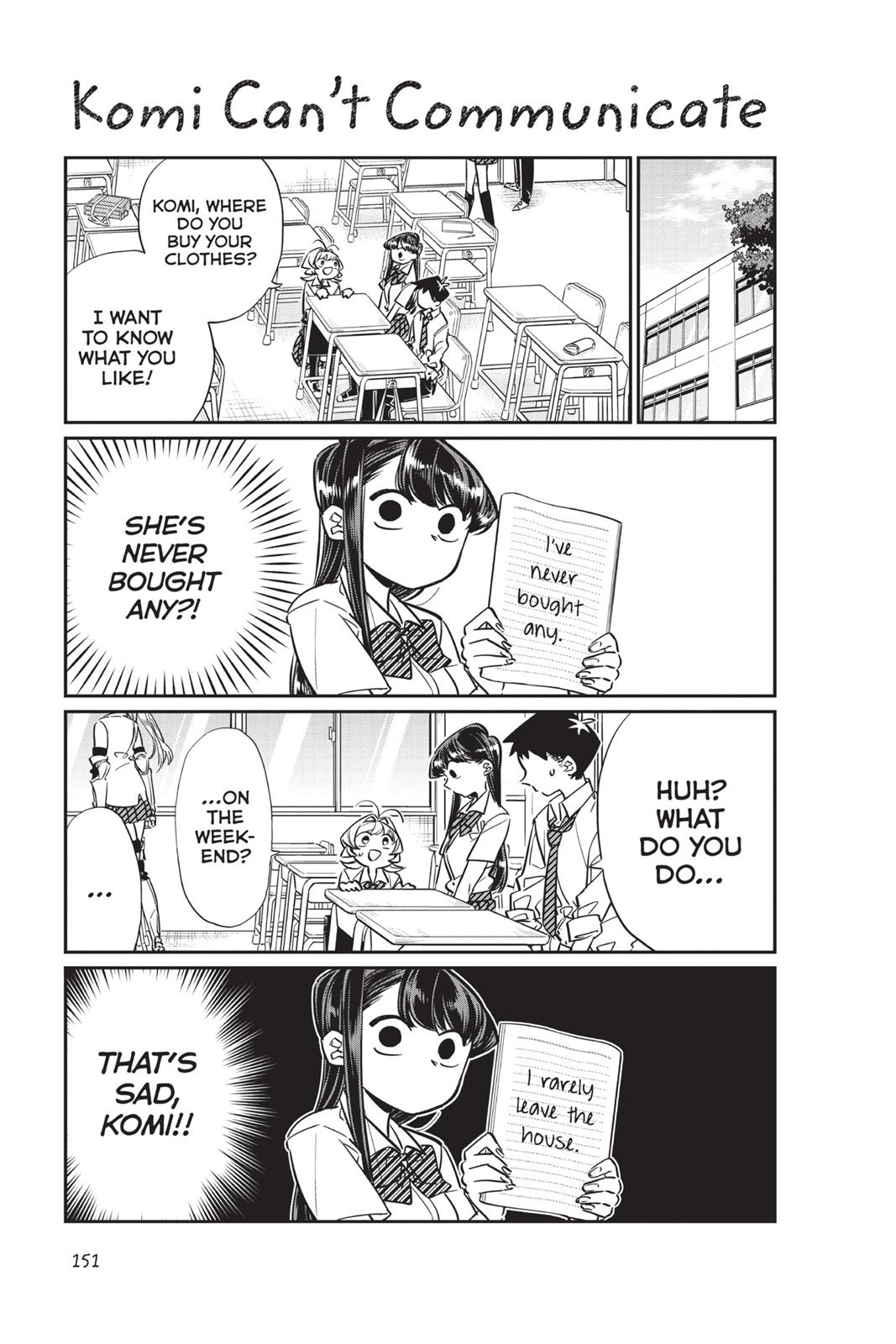 Komi Can’t Communicate Chapter 33