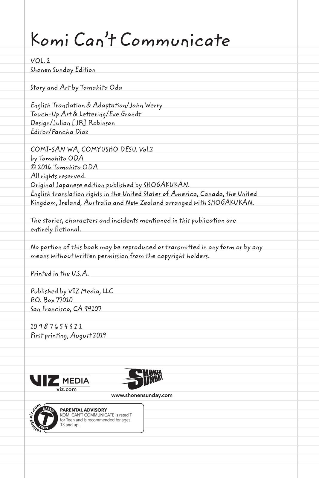 Komi Can’t Communicate Chapter 34