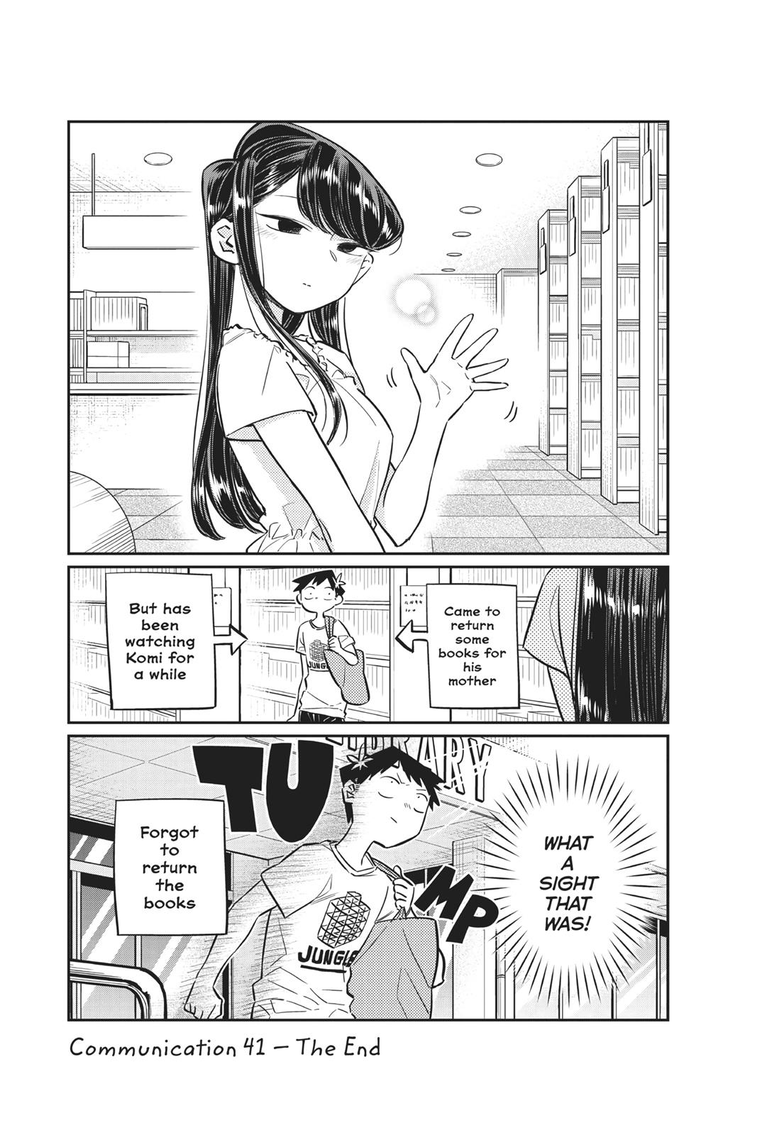 Komi Can’t Communicate Chapter 41