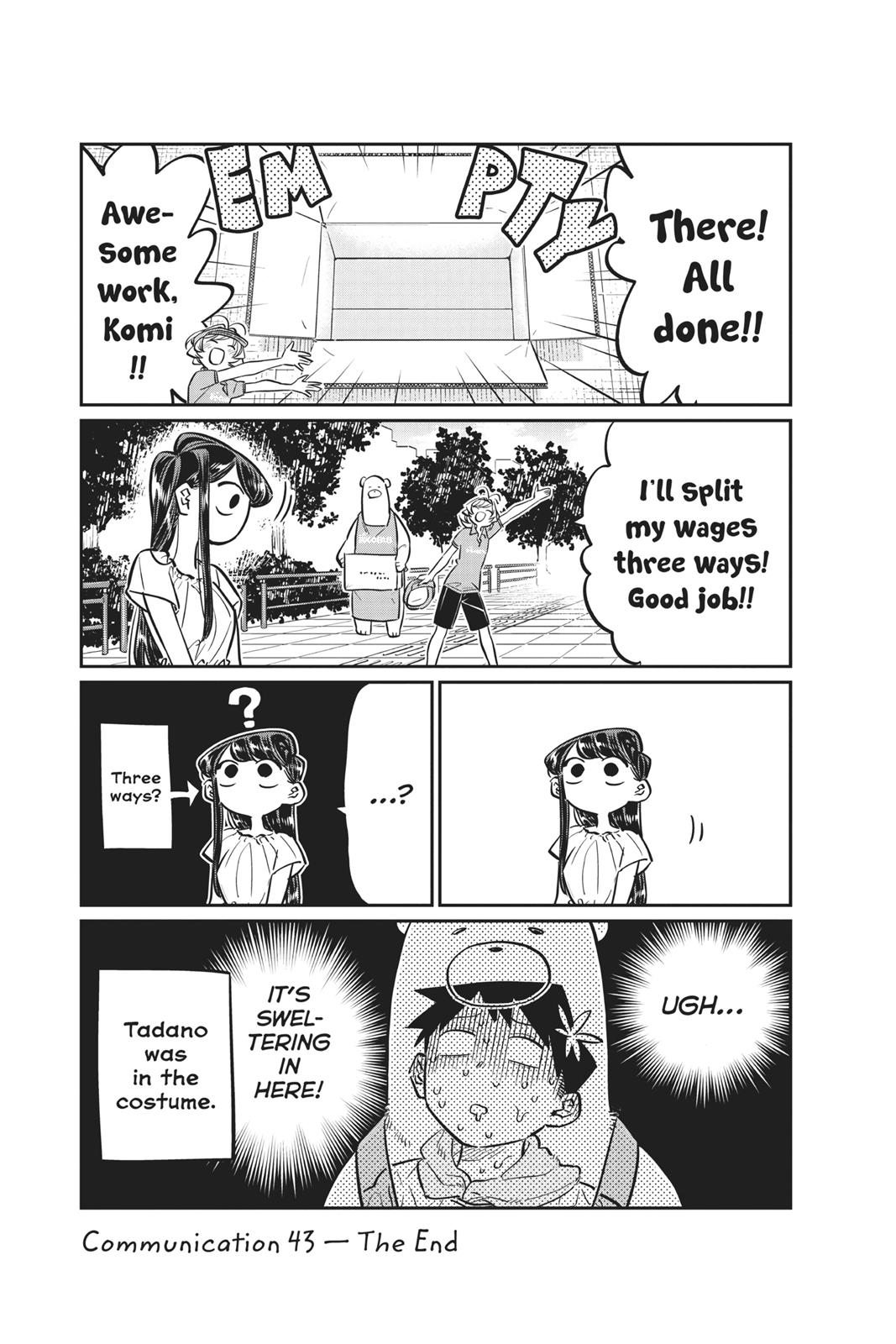 Komi Can’t Communicate Chapter 43