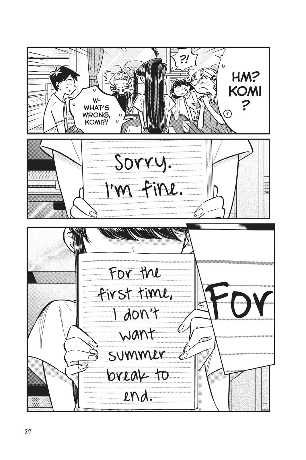 Komi Can’t Communicate Chapter 50