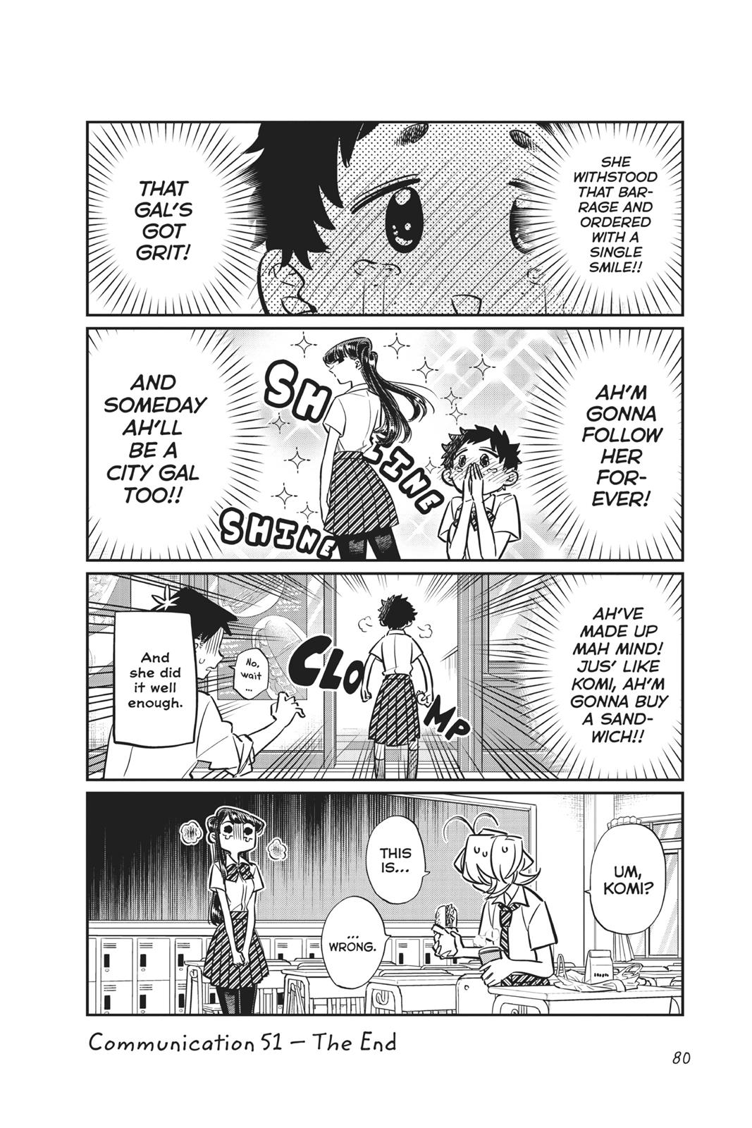 Komi Can’t Communicate Chapter 51