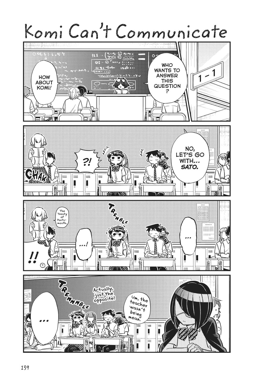 Komi Can’t Communicate Chapter 56