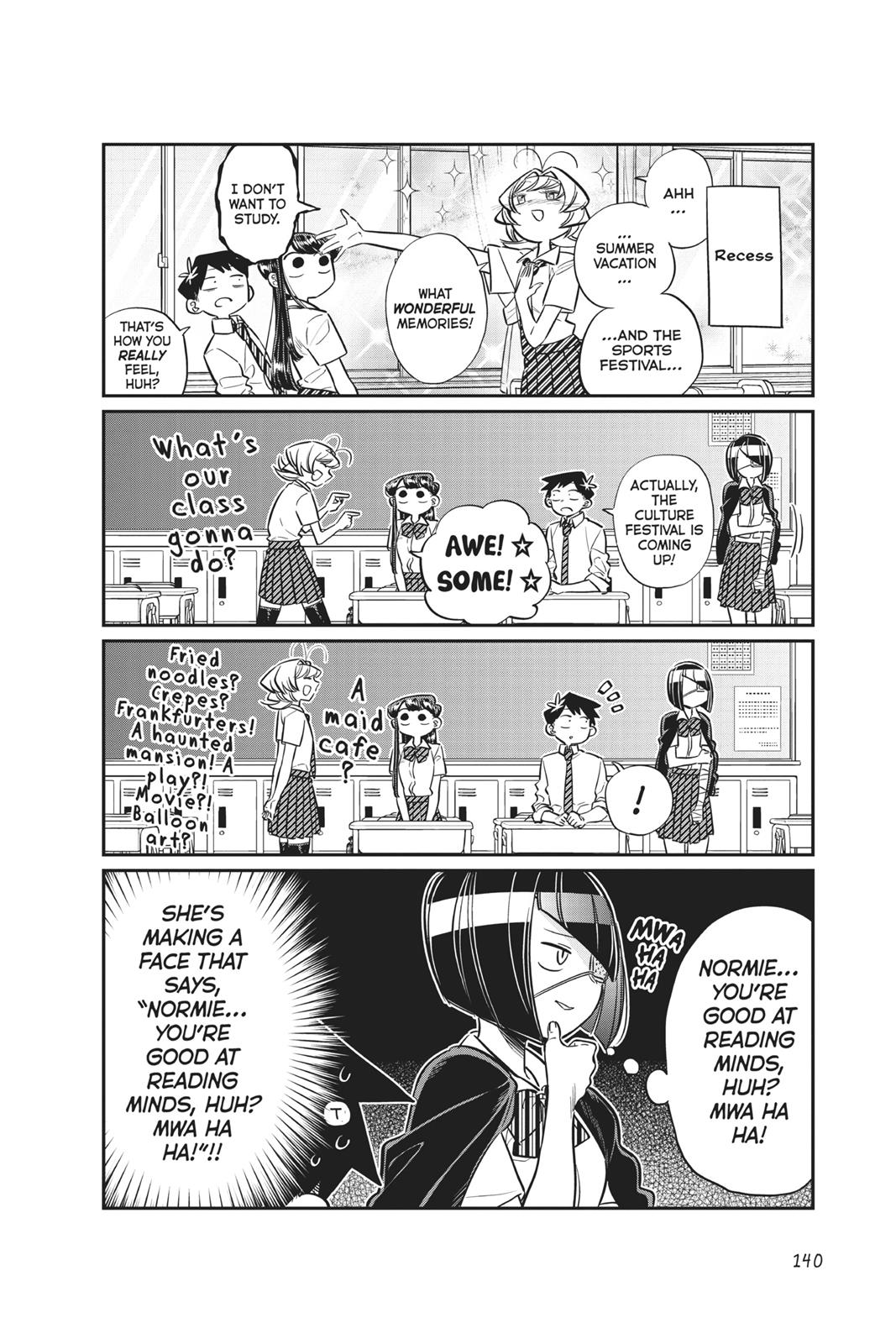 Komi Can’t Communicate Chapter 56