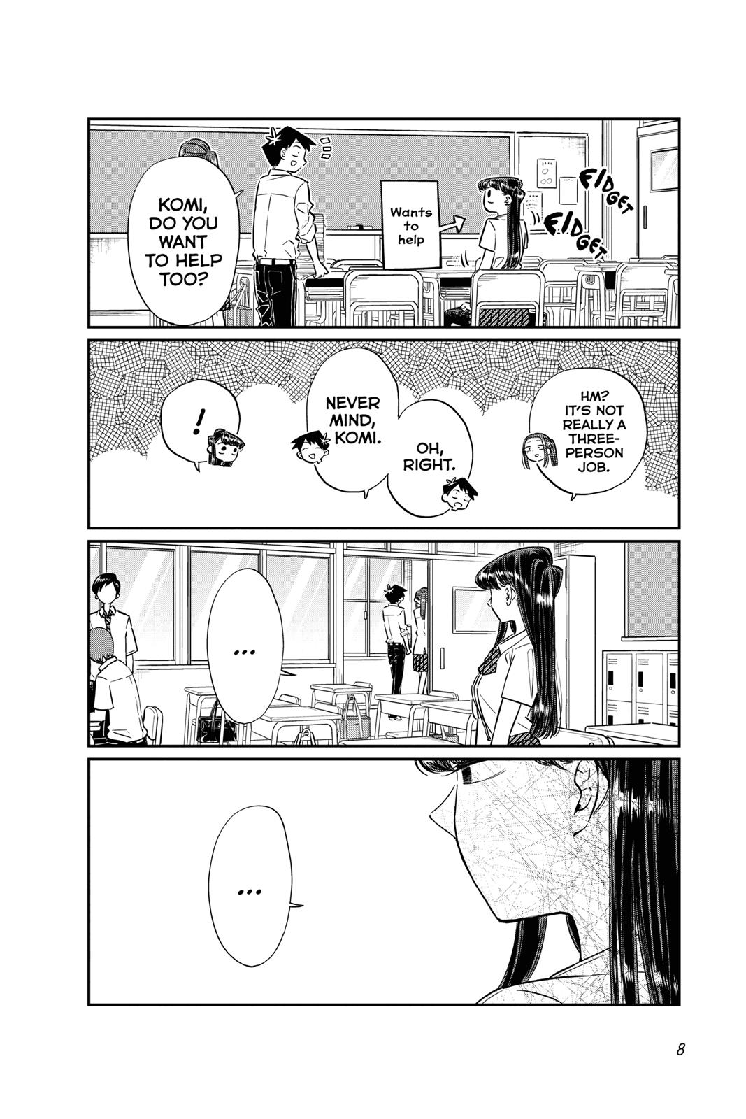 Komi Can’t Communicate Chapter 58