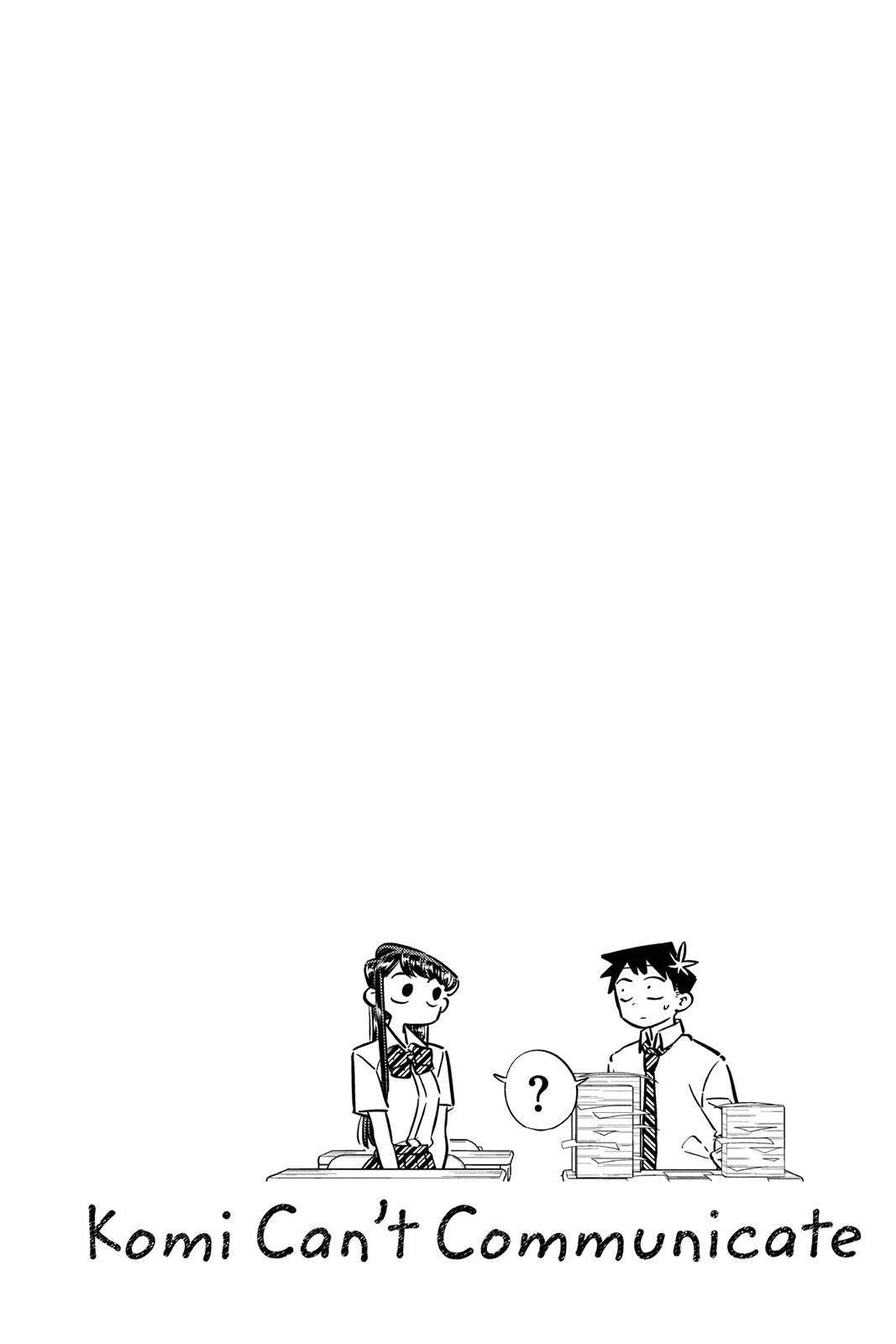 Komi Can’t Communicate Chapter 61