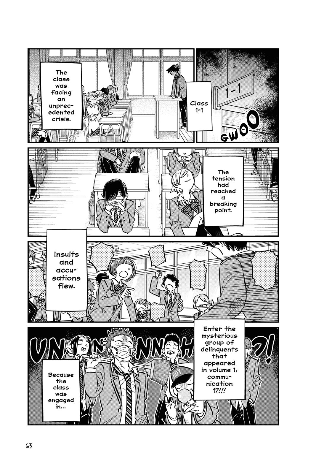 Komi Can’t Communicate Chapter 62