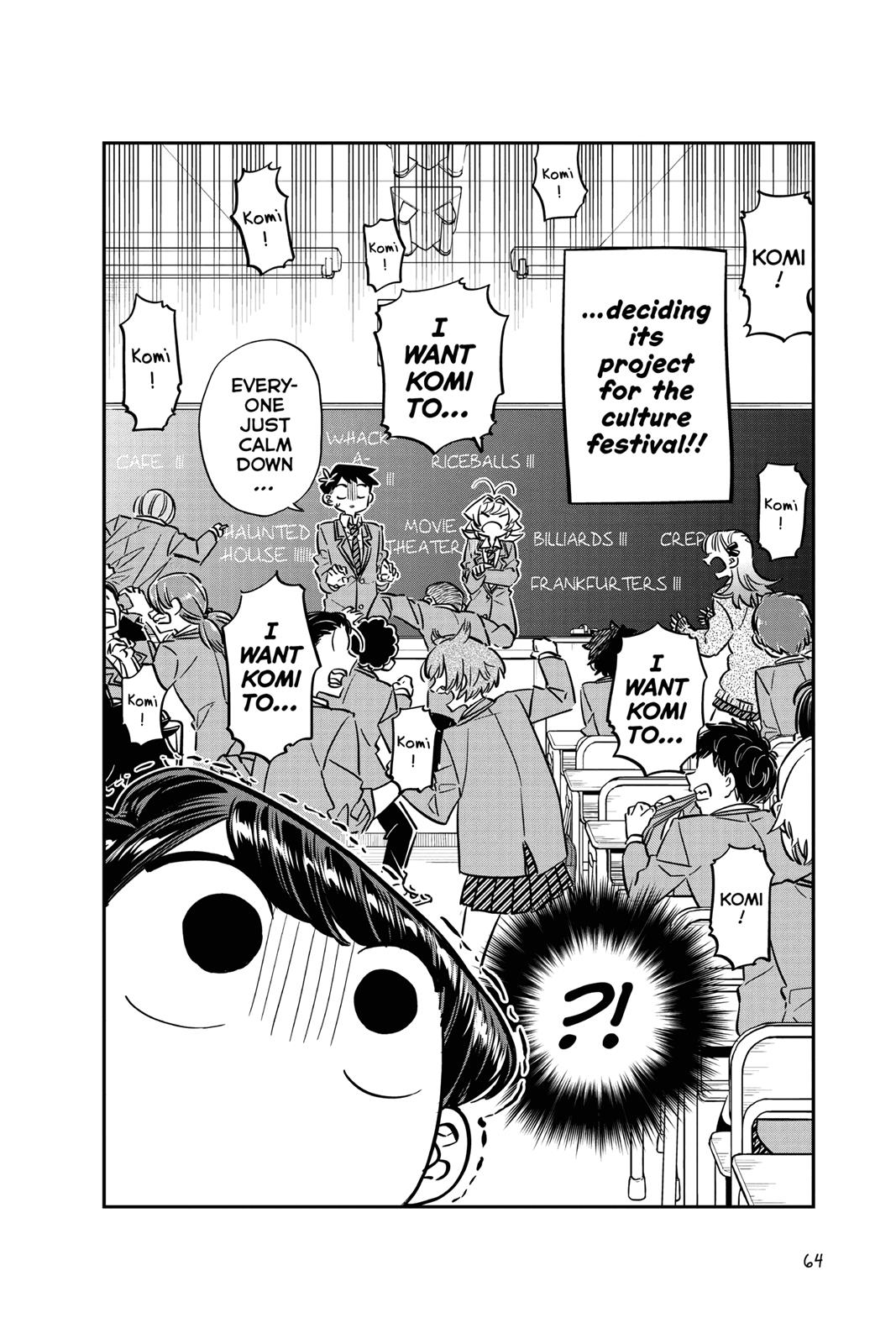 Komi Can’t Communicate Chapter 62