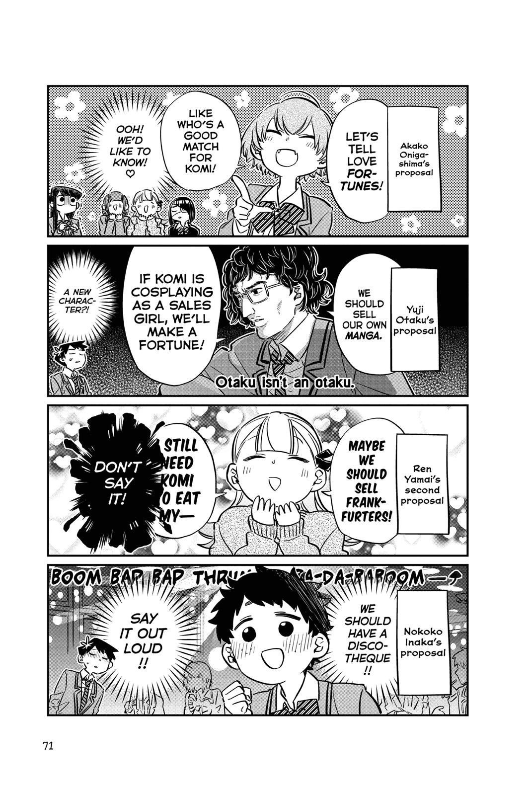 Komi Can’t Communicate Chapter 62