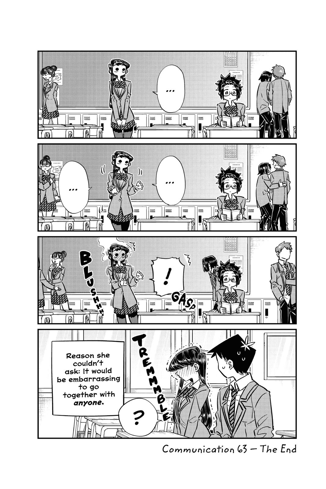 Komi Can’t Communicate Chapter 63