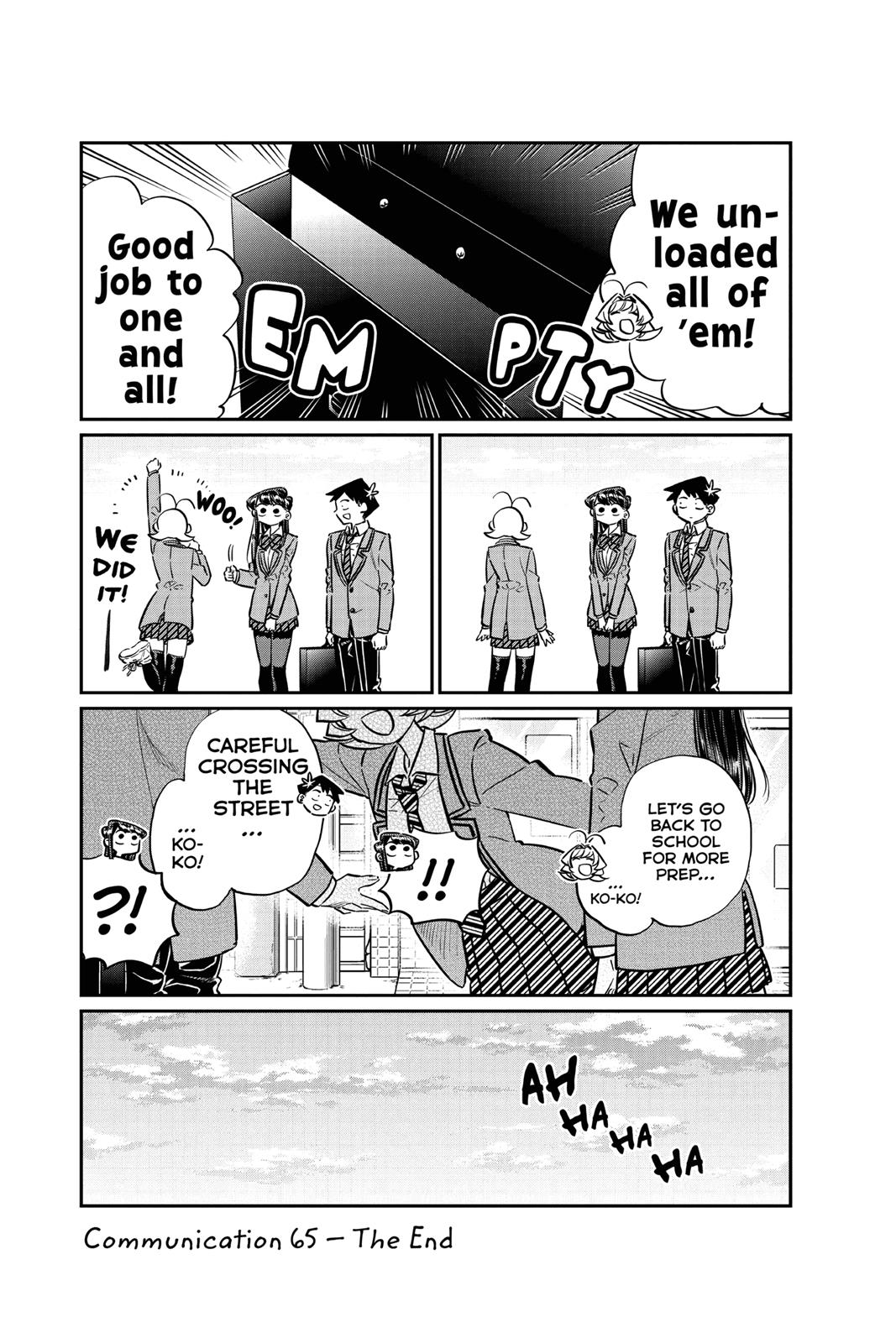 Komi Can’t Communicate Chapter 65